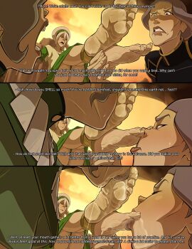 3girls avatar_legends avatar_the_last_airbender between_toes blind bracelet bracelets daughter daughter_(lore) daughters earth_bender earth_kingdom earthbender earthbending english_text feet feet_fetish feet_focus feet_in_mouth feet_up female female_only foot_fetish foot_focus foot_in_mouth foot_lick foot_play foot_suck foot_worship fully_clothed gilf gray_hair green_eyes grey_hair incest jewelry kiryu-sketchbook licking licking_feet licking_foot lin_bei_fong mature mature_female metalbender milf milfs mother_and_daughter mother_and_daughters multiple_girls nickelodeon nicktoons old_female old_woman older_female open_mouth pale_green_eyes saliva saliva_drip saliva_on_foot saliva_string saliva_trail short_hair sisters speech suyin_bei_fong text the_legend_of_korra tongue tongue_out toph_bei_fong toph_bei_fong_(old) yuri