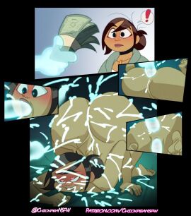 2023 5_fingers 5_toes after_anal anal anal_sex arm_support artist_name ass ass_up bent_arm big_ass big_butt big_eyes biped black_eyes blue_body blue_glans blue_penis blush bodily_fluids breasts brown_eyebrows brown_hair chickpea cleavage closed_smile clothed clothed_female clothed_human clothed_to_nude clothing comic cum cum_covered cum_from_ass cum_in_ass cum_inside cum_on_arm cum_on_ass cum_on_back cum_on_butt cum_on_face cum_on_ground cum_on_hand cum_on_leg cumshot dark_hair digital_drawing_(artwork) digital_media_(artwork) disembodied_penis double_penetration ectoplasm ejaculation exclamation_point eye_roll eyebrow_through_hair eyebrows feet fellatio female fingers gangbang genital_fluids genitals ghost ghost_sex glans gradient_background green_clothing green_jacket green_topwear group group_sex hair hair_bun half-closed_eyes heart_eyes heart_symbol heavy_blush hi_res holding_money holding_object huge_ass huge_butt human humanoid_feet humanoid_genitalia humanoid_hands humanoid_penis jacket jewelry light_body light_skin lips looking_at_money looking_at_object looking_pleasured lying male male/female mammal mature_female mature_human messy milf money mostly_offscreen_character mouth_closed narrowed_eyes necklace nude nude_female nude_human offering_money on_front open_mouth oral orgasm penetration penile penile_penetration penis penis_in_ass penis_in_mouth penis_in_pussy pink_heart pink_lips plantigrade prostitution pussy sex shadow sharon_mcgee shirt short_hair simple_background smile soles speech_bubble spirit tan_body tan_breasts tan_skin text the_ghost_and_molly_mcgee thick_thighs toes tongue topwear translucent translucent_body translucent_hair translucent_penis url vaginal_penetration white_clothing white_shirt white_speech_bubble white_topwear