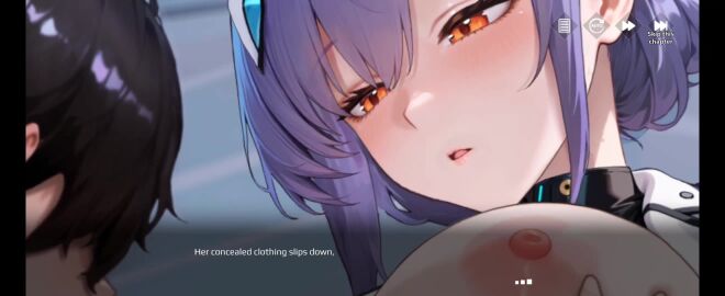 aeons_echo big_breasts lactating lactation nutaku pink_nipples seraphina_(aeons_echo) tagme video