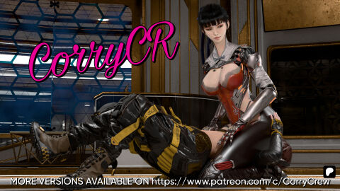 3d asphyxiation corrycr corrycrew defeated defeated_heroine eve_(stellar_blade) facesitting lily_artemis_ii punishment self_upload smothering smothering_ass stellar_blade under_butt