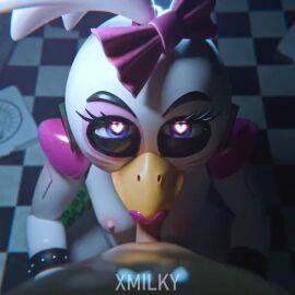 3d 3d_animation blowjob cum cum_in_mouth cum_on_mouth different_angles five_nights_at_freddy's five_nights_at_freddy's:_security_breach fnaf glamrock_chica_(fnaf) heart_eyes oral penis penis_in_mouth penis_on_mouth sound sound_effects tagme video white_body x3milky