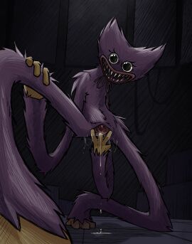 2d anthro breasts comfortik female female_only fingering fingering_self fur horror humanoid kissy_missy long_limbs looking_at_viewer masturbation naked naked_female no_breasts open_pussy pink_fur poppy_playtime precum precum_drip precum_on_ground precum_string pussy saliva sharp_teeth solo spread_pussy video_game_character