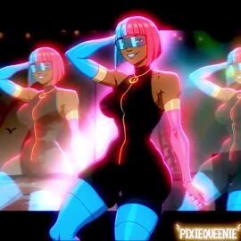 1girls alice_(dispatch) ass big_ass big_breasts big_thighs blue_hair breasts bust busty chest curvaceous curvy curvy_figure dark-skinned_female dark_skin digital_media_(artwork) dispatch_(game) female hips hourglass_figure huge_ass huge_breasts huge_thighs large_ass large_breasts large_thighs legs mature mature_female multicolored_hair music pink_hair pixiqueenie prism_(dispatch) slim_waist sound tagme thick thick_hips thick_legs thick_thighs thighs video voluptuous waist wide_hips wide_thighs