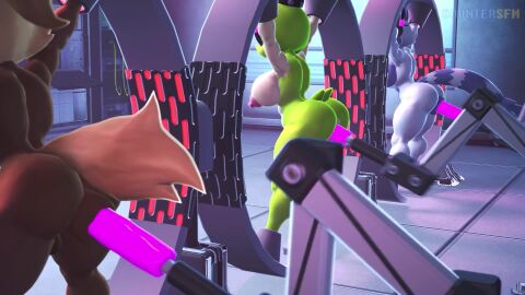 3d 3girls animated anus ass_shake bent_over big_breasts big_penis bondage brainwashed brown_fur countersfm dildo dildo_in_ass erection fucking_machine futanari futasub gray_fur green_fur intersex looking_back looking_pleasured multiple_futa pussy sex_slave sonic_(series) sonic_the_hedgehog_(series) surge_the_tenrec tagme tangle_the_lemur vagina video whisper_the_wolf