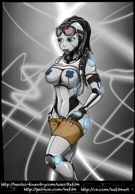 1girls big_breasts blue_eyes breasts female image_set kef34 portal_(series) robot robot_girl robot_humanoid