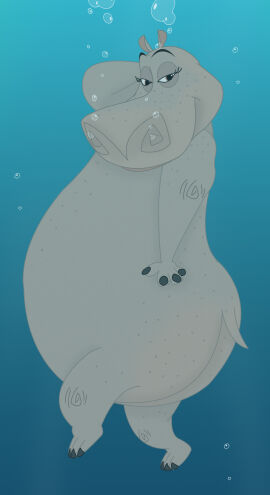 1girls ass darkbunny666 dreamworks female feral gloria_the_hippopotamus hippopotamus huge_ass madagascar_(film) madagascar_(series) madagascar_3_europe's_most_wanted madagascar_escape_2_africa paramount_pictures ph0220_(artist) solo swimming tagme underwater water