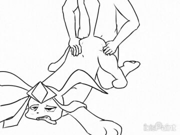 2d_animation anal animated ass_up big_ears big_eyes blue_body blue_eyes blue_head body_hair closed_eyes determined digitigrade duo eeveelution female feral frame_by_frame generation_4_pokemon glaceon happy_trail head_down hip_grab human interspecies invisible_geometry kneeling line_art loop male male/female mammal monochrome nintendo open_mouth pain pokemon pokemon_(species) pokephilia quadruped rocking slow_sex spanish_text speech_bubble spread_arms spread_legs spreading submissive text tired_eyes tongue tongue_out
