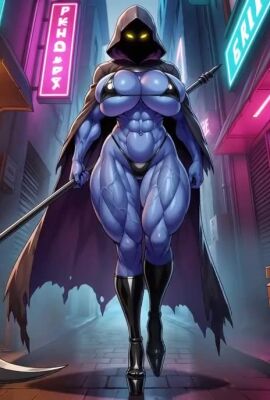 1girls ai_generated ass_bigger_than_head big_breasts big_thighs bimbo blue-skinned_female blue_body blue_skin breasts breasts_bigger_than_head bust busty curvaceous curvy curvy_figure death_(personification) digital_media_(artwork) female grim_reaper grim_reapress grimmy_(sevenarts) hips hourglass_figure huge_breasts huge_thighs humanoid large_breasts large_thighs mature mature_female original original_character sevenarts sevenverse sevenverse_fantasy slim_waist tagme thesevenartsx thick thick_hips thick_legs thick_thighs thighs thighs_bigger_than_head video voluptuous waist wide_hips wide_thighs