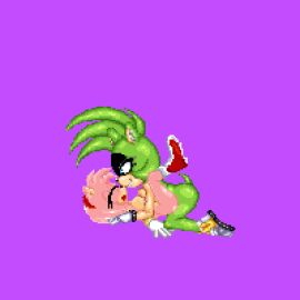 1futa 1girls 2d 2d_animation amy_rose animated anthro boots breasts cum_inside eyes_closed female furry futa_on_female futanari gree green_body headband idw_comics idw_publishing intersex kissing missionary_position mobian mobian_(species) mobian_tenrec naked nude nude_female nude_futa pink_body pixel_animation pixel_art project_x_love_potion_disaster sega sex shoes smile sonic_(series) sonic_the_hedgehog_(comics) sonic_the_hedgehog_(idw) sonic_the_hedgehog_(series) surge_the_tenrec tongue tongue_out yuri