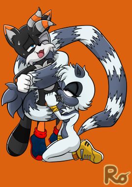 absurd_res anthro anthro_on_anthro bodily_fluids bondage bound breasts clothing cum cum_in_mouth cum_inside digital_media duo erection fangs fellatio female female_penetrated finger_fuck fingering fingering_while_penetrated footwear footwear_only fur genital_fluids genitals hair hand_on_penis hi_res humanoid_genitalia humanoid_penis idw_publishing kneeling lemur looking_pleasured male male/female male_penetrating mammal masturbation mostly_nude one_eye_closed open_mouth oral oral_penetration orgasm orgasm_face penetration penile penile_penetration penis primate pussy raianonzika ring-tailed_lemur sega sex shoes shoes_only sonic_(series) sonic_the_hedgehog_(comics) sonic_the_hedgehog_(idw) sonic_the_hedgehog_(series) standing strepsirrhine sweat sweatdrop tail tangle_the_lemur teeth tongue vaginal_penetration