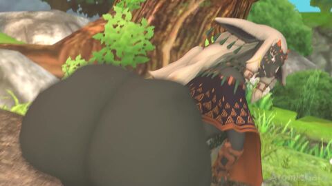 3d anal_sex animated atomicgato bokoblin gay rauru_(tears_of_the_kingdom) sound source_filmmaker tagme twerking video