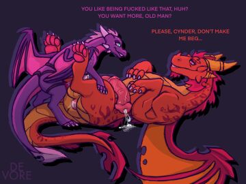 activision age_difference bigger_male bigger_penetrated cum cynder devore dialogue english_text female female_on_top female_penetrating female_penetrating_male feral feral_on_feral feral_penetrating horsecock ignitus lying male male/female older_male pegging penis size_difference small_dom_big_sub smaller_female smaller_penetrating spyro_the_dragon strap-on strapon younger_female