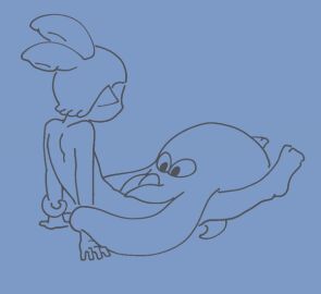 2boys animated feral feral_on_humanoid gay inkling_boy line_art male nintendo octoling octopus penis simple source_removed splatoon tentacle tentacle_on_penis tentaclejob towa_remon