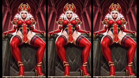 ai_assisted ai_generated alexstrasza cum cum_in_mouth cum_on_body cum_on_breasts cum_on_face large_breasts music orc orc_male purple_skin sally_whitemane saraserah tagme twerking tyrande_whisperwind video world_of_warcraft