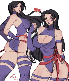 1girls big_breasts breasts busty clothed female female_only heroine huge_breasts kyopink large_breasts light-skinned_female light_skin marvel marvel_comics marvel_rivals mutant_(marvel) pale-skinned_female pale_skin psylocke psylocke_(sai)_(vengeance) purple_eyes revealing_clothes superhero_costume superheroine x-men