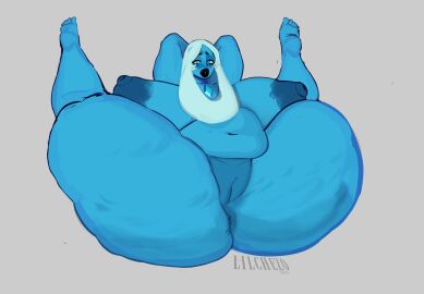 1girls anus areolae barefoot bimbo_lips blue_body blue_diamond_(steven_universe) breasts cartoon_network chubby chubby_female completely_nude completely_nude_female diamond_authority feet_up female female_only full_body full_lips gem_(species) giantess huge_breasts legs_apart lilchezo long_hair looking_at_viewer naked naked_female nipples nude nude_female pussy solo solo_female steven_universe tagme thick_lips