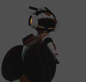 1girls anaroth ass back_view big_ass fat_ass female furry looking_at_viewer looking_back no_sound project_turboblast robot robot_girl screen_face tagme tempo_(project_turboblast) thick_ass thick_butt twerking video