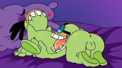 animated ass balls beanish cunnilingus fawful female green_skin gripping_sheets jolligig large_tongue male mario_(series) mario_and_luigi_(series) nintendo pussy self_insert super_mario_bros. tongue toony wet_pussy