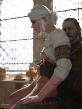 1boy 1girls 3d abs age_difference ashen_hair ass breasts cd_projekt_red ciri closed_eyes deep_penetration doggy_style eyes_closed eyeshadow facial_scar family_breeding female freckles from_behind green_eyes grey_hair half_updo implied_sex implied_vaginal kaer_morhen light-skinned_female light-skinned_male light_skin male mascara naughty_face nipples nude older_male pale-skinned_female pale_skin penetration penis petite provocative pussy runny_makeup scar seductive_eyes seductive_look seductive_mouth sex skinny slim small_ass step-incest tattoo tattoo_on_thigh the_witcher_(series) the_witcher_3:_wild_hunt thigh_tattoo tied_hair tight_pussy training uncle_and_niece vaginal_penetration vesemir white_hair witch witcher_medallion witcherres