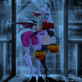 1:1 2girls alternate_version_available ass big_ass big_breasts big_thighs breasts capcom cosplay crossover curvaceous curvy curvy_figure darkstalkers digital_media_(artwork) female female_only green_hair halloween halloween_costume head_wings hips hollow_knight hollow_knight:_silksong hornet_(hollow_knight)_(cosplay) hourglass_figure huge_ass huge_breasts huge_thighs large_ass large_breasts large_thighs legs light-skinned_female light_skin mature mature_female morrigan_aensland multiple_females multiple_girls nier nier:_automata nier_(series) rouge_the_bat_(cosplay) slim_waist sonic_(series) team_cherry theoverloader thick thick_hips thick_legs thick_thighs thighs voluptuous waist white_hair wide_hips wide_thighs wings yorha_2b