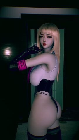 1girls 3d 4k armpits ass bedroom big_breasts blonde_hair blue_eyes breasts chromatic_aberration crashbanditkut cute cute_face eyebrow_piercing eyebrows female female_focus hair hi_res high_resolution highres house latex latex_gloves light-skinned_female light_skin lips lipstick long_hair looking_at_viewer nose_piercing original original_character piercing police police_officer police_uniform policewoman septum_piercing solo stockings suit virt-a-mate virtamate