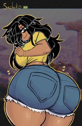 1girls ass ass_focus big_ass big_breasts big_butt big_thighs bimbo bimbo_ass bimbo_body bimbo_boobs black_hair brazilian brazilian_sadako breasts dat_ass female female_focus genderswap_(itf) gigantic_ass gigantic_breasts gigantic_thighs huge_ass huge_breasts huge_butt huge_thighs long_hair ringu rose_dax rule_63 tagme tan tan_body tanline tanned the_ring thick_hips thick_thighs thighs yamamura_sadako