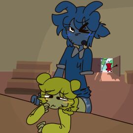 1_arm 4x algebralien ass battle_for_bfb battle_for_bfdi battle_for_dream_island bfb bfdi blonde_hair blue_blush blue_body blue_hair blue_skin blush clothed clothes clothing convenient_censoring convenient_censorship cum cum_in_ass cuntboy four_(bfb) gijinka highres ibispaint ibispaint_(artwork) ibispaintx intersex jacknjellify leafy_(bfdi) male marker_(bfdi) marker_the_green non-web_source object_show_community object_shows osc pillxf_62 pillxf_62_(artist) pin_(bfdi) precum sex sex_from_behind the_power_of_two tpot tree_(bfdi) x_(bfb) x_finds_out_his_value xfohv xussy yellow_blush yellow_body yellow_hair yellow_skin yellow_skinned_male