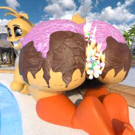 3d 3d_(artwork) absurd_res adri164 animatronic ass avian big_ass big_butt big_pubes bird birthday_cake bodily_fluids cake candle cellulite chicken chocolate_covered dessert female five_nights_at_freddy's five_nights_at_freddy's_2 food food_fetish food_play frosting_on_butt galliform gallus_(genus) genitals hairy hairy_pussy hi_res huge_ass huge_butt looking_at_viewer machine phasianid pubes pubic_hair pussy robot scottgames smile solo sweat sweaty_ass sweaty_butt sweaty_genitalia thick_thighs toy_chica_(fnaf) wide_hips yellow_body