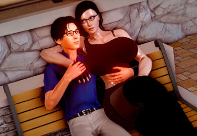 1boy 1girls 3d ass big_ass big_breasts breasts bust busty curvaceous curvy curvy_figure doom4rus female female_focus hips hourglass_figure huge_ass huge_breasts husband husband_and_wife imoto_asada large_ass large_breasts legs light-skinned_female light-skinned_male light_skin male male/female mature mature_female original original_character original_characters principal_asada shoichi_nishikawa slim_waist straight thick thick_hips thick_legs thick_thighs thighs top_heavy voluptuous waist wide_hips wife