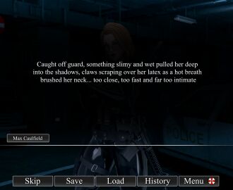 1girls 3d assault_rifle black_lipstick blender brown_hair clothed_female corset crossover cuff_(restraint) english_text female female_only fetish game_ui glasses gun gun_holster hi_res high_resolution holding_weapon holster latex latex_clothing latex_hood latex_suit life_is_strange life_is_strange:_double_exposure lipstick max_caulfield neck_corset pistol resident_evil round_glasses rubber shiny_clothes shotgun skyebunny text tight_clothing umbrella_corporation visual_novel visual_novel_interface