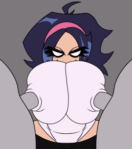 1girls 2boys animated ass belly belly_button big_ass big_breasts big_butt black_hair black_shorts breasts clothed clothed_female crazy_female cum cum_inside_breasts cum_spurt cumflated_breasts cumflation curvy delustdemon double_nipple_penetration edit edited edited_art female friday_night_funkin gif hairy_pussy huge_ass huge_breasts huge_nipples looking_at_viewer male nene_(newgrounds) newgrounds nipple_fuck nipple_fucking nipple_penetration nipples penetration_through_clothes pink_hairband pubic_hair pubic_hair_peek pussy scarecorrode sex_through_clothes shorts smile_at_viewer sound_request through_clothes tongue tongue_out unshaved_pussy white_shirt wide_hips