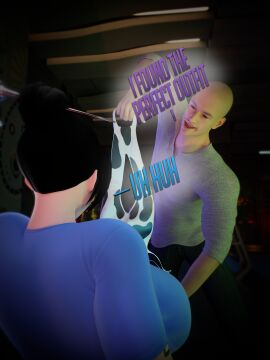 big_breasts hucow leotard mei_(overwatch) tagme