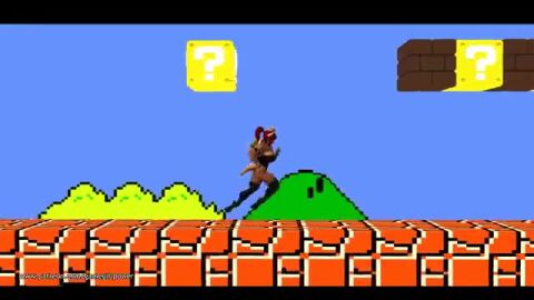bowsette crown female muscle_growth muscular_female super_mario_bros. tagme video