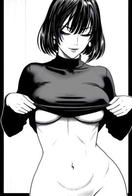 1girls accurate_art_style ai_edit ai_enhanced ai_generated breasts completely_nude_female curvy female female_focus female_only fubuki_(one-punch_man) large_breasts manga_style music nude official_art one-punch_man tagme undressing video
