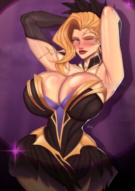 1girls breasts cleavage female female_only gigantic_breasts huge_breasts human marvel marvel_comics nexjade revealing_clothes voluptuous