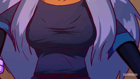 1girls 2024 2d 2d_animation animated bouncing_breasts breast_focus breast_jiggle breasts breasts_out brown_nipples cleavage curvaceous curvy curvy_female curvy_figure dark-skinned_female dark_nipples dark_skin derpixon exposed_breasts fandeltales fantasy female female_focus femsub gif humanoid imminent_defeat imminent_domination imminent_rape imminent_sex jiggling_breasts large_breasts male maledom navel nipples ripped_clothing rizella_(derpixon) stomach tagme