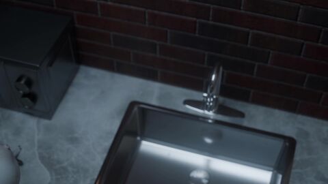 1boy 1boy1girl 1girls 3d 3d_animation 60fps animated big_ass big_breasts black_hair black_male deep_penetration finger_in_mouth from_behind hard_sex hi_res high_resolution highres nightmare_waifu on_table pale_skin red_eyes reverse_suspended_congress sadako_yamamura saliva sex tagme tdontran video