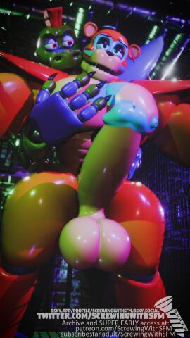 3d_(artwork) 3d_animation 4k 9:16 absurd_res alligator alligatorid anal animated anthro balls bear big_balls big_penis bouncing_balls bouncing_penis crocodilian digital_media_(artwork) duo erection five_nights_at_freddy's five_nights_at_freddy's:_security_breach freddy_(fnaf) genitals hi_res huge_cock humanoid_genitalia humanoid_penis machine male male/male mammal montgomery_gator no_sound pec_grab pecs penis reptile robot scalie scottgames screwingwithsfm sex standing standing_sex steel_wool_studios tagme video
