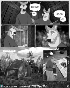 canid canine comic european_mythology hi_res love male male/male mammal misterstallion mythology norse_mythology romantic