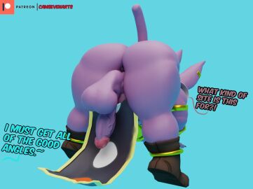 1boy anus ass back_view backsack balls ballsack big_ass big_butt bottomless bottomless_male bubble_ass bubble_butt camseven champa chubby chubby_male dialogue dragon_ball fat fat_ass fat_butt fat_male huge_ass huge_butt large_ass large_butt male male_only overweight overweight_male penis rear_view solo solo_male text thick_ass thick_butt