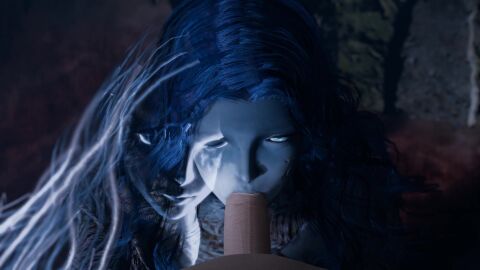 1boy 1girls 3d accurate_body_type animated blender blue_body blue_hair doll elden_ring erection fellatio female fromsoftware interspecies light-skinned_male light_skin loop looping_animation male menininini naked one_eye_closed penis ranni_the_witch straight tagme tarnished video