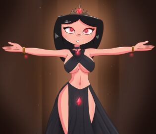 black_hair crystal cubedcoconut disney disney_channel disney_xd female female_only femsub hypnosis isabella_garcia-shapiro mind_control phineas_and_ferb solo suggestive_clothes suggestive_pose tagme