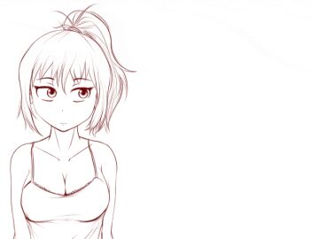 blank_eyes blank_mind blank_stare cleavage crystal_(lewd-zko) empty_eyes eye_roll glowing_eyes hypnosis large_breasts loose_clothes mind_break mind_control text text_message trance trance_break zko