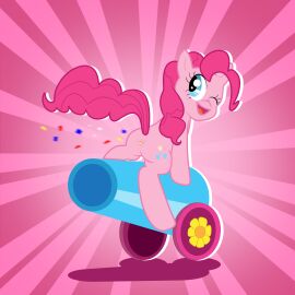 2021 anus background blue-eyed_female blue_eyes cannon colored colored_outline confetti cutie_mark fart fart_fetish female hooves lifting_tail long_hair long_tail mlp_g4 my_little_pony my_little_pony_friendship_is_magic pink-haired_female pink_hair pink_skin pink_skinned_female pink_tail pinkie_pie_(mlp) pony pony_ears pony_tail puckered_anus shadow sitting_on_object smiling snout stinkify style_parody text thick_outline winking