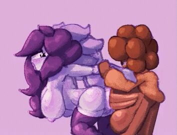 2023 all_the_way_through anal anal_sex anal_threading animated ass aya_(vonjungle) balls big_breasts bitwily breasts brigadeiro_(bitwily) cock female from_behind grabbing_from_behind huge_balls huge_cock male nude original_character penetration penis sex small_but_hung