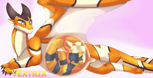 animated anthro arc_vap arcanine belly big_belly cord dragon duo eeveelution female feral generation_1_pokemon genitals huge_belly internal mythological_creature mythological_scalie mythology nintendo pokemon pokemon_(species) pregnant pregnant_female pregnant_feral scalie umbilical_cord unbirthing uterus vaginal_penetration validfox44 vaporeon vextrix vore vulva