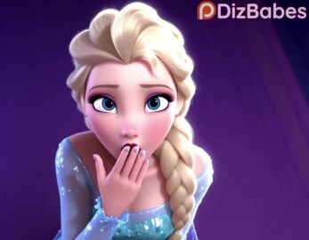 ai_generated animated blonde_hair blue_eyes closed_eyes clothed_female_nude_male cum cum_on_body cum_on_face cumshot disney disney_princess dizbabes ejaculation elsa_(frozen) eyeshadow facial from_above frozen_(film) hair_over_shoulder hand_over_mouth kneeling kneeling_oral_position laughing lipstick looking_at_viewer makeup male_masturbation open_mouth penis pov pov_eye_contact projectile_cum single_braid smile stable_diffusion surprised tagme talking talking_to_viewer upper_body video