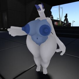 ass big_ass big_breasts breasts bubble_ass bubble_butt cleavage female ferialexonar huge_ass huge_breasts lugia nipples non-human_areolae pokemon pokemon_(species) tagme thick_ass thick_thighs wide_hips