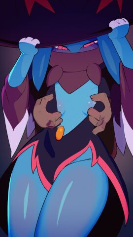 1boy 1girls 9:16 animated anthro ass big_ass big_thighs blush breast_grab breasts feline feliscede female fur furry gif grabbing_another's_breast grabbing_breasts grabbing_from_behind holding_breast huge_thighs katress looking_down male pal_(species) palworld pink_eyes pocketpair small_breasts straight tagme thick_hips thick_thighs thighs touching_breast vertical_video