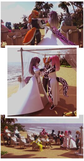 3d abel_(haolde) absurd_res anthro areola areola_slip big_breasts bikini black_nipples blender_cycles breasts canid canine canis casual_nudity clawe clothing daughter_(lore) digital_media_(artwork) domestic_cat eyewear felid feline felis female fish futanari genevieve_(lunhaadviin) group haolde haolde_(character) hi_res huge_breasts incest_(lore) intersex latte_bonny looking_at_viewer lovander lyabel_(haolde) mamagen mammal marine mother_(lore) mother_and_child_(lore) mother_and_daughter_(lore) nadege_(lunhaadviin) nipple_slip nipples pal_(species) palworld parent_(lore) parent_and_child_(lore) parent_and_daughter_(lore) pocketpair ring shark suit sunglasses swimwear two-piece_swimsuit wedding wolf